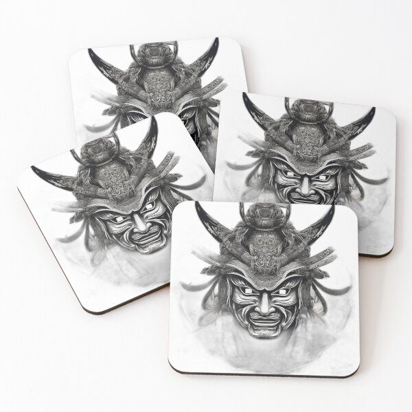 Item preview, Samurai Spirit Mask – Dark Metal Armor designed and sold by Bad7Wear.