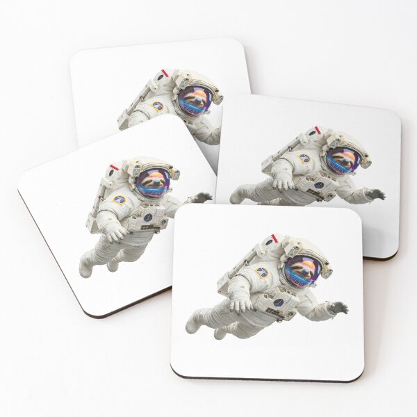 Item preview, funny vaporwave astronaut space sloth designed and sold by ArtivioShop.
