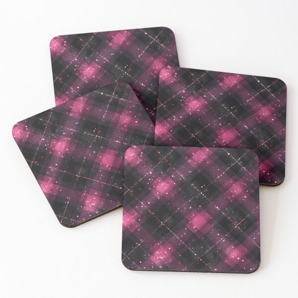 Item preview, Pink Black Goth Checker Faux Glitter Seamless Pattern designed and sold by Nyx Creates.