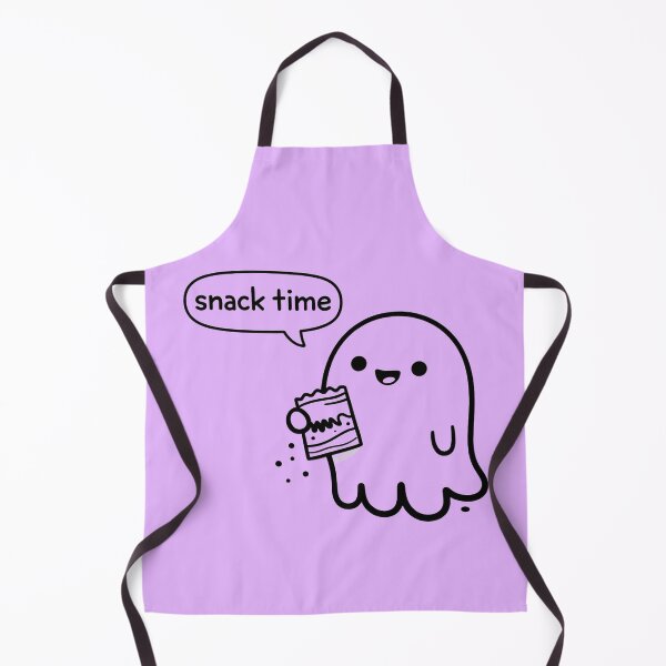 Item preview, Snack Time Ghost Sticker | Cute Eating Ghost Shirt | Funny Food Lover Aesthetic designed and sold by Raw Tigers.