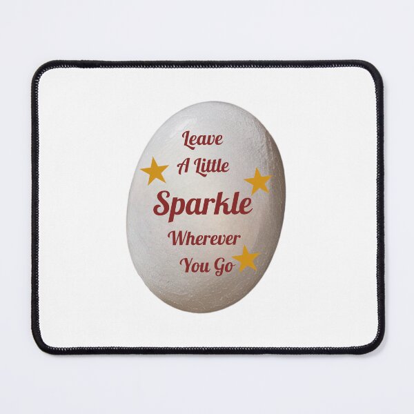 Item preview, Leave A Little Sparkle - Inspirational Rock Painting Art designed and sold by Luppuss.