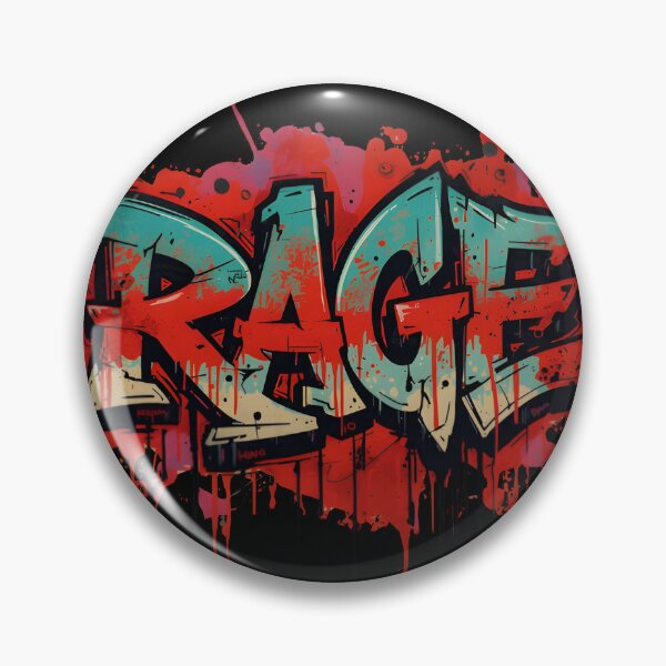 Item preview, Rage Graffiti Quote – Underground Street Style Design designed and sold by typoinspired.