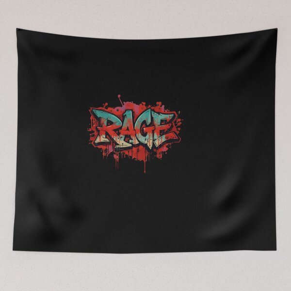 Item preview, Rage Graffiti Quote – Underground Street Style Design designed and sold by typoinspired.