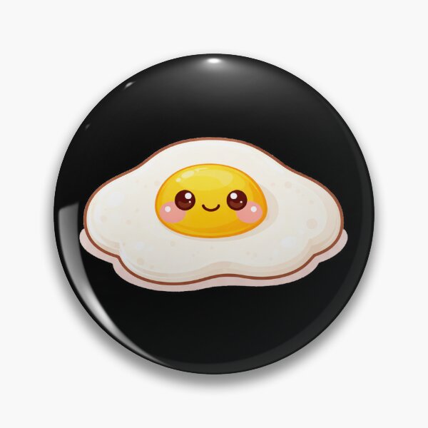 Item preview, Kawaii Fried Egg Cute Food Character designed and sold by ImagenFusionP.