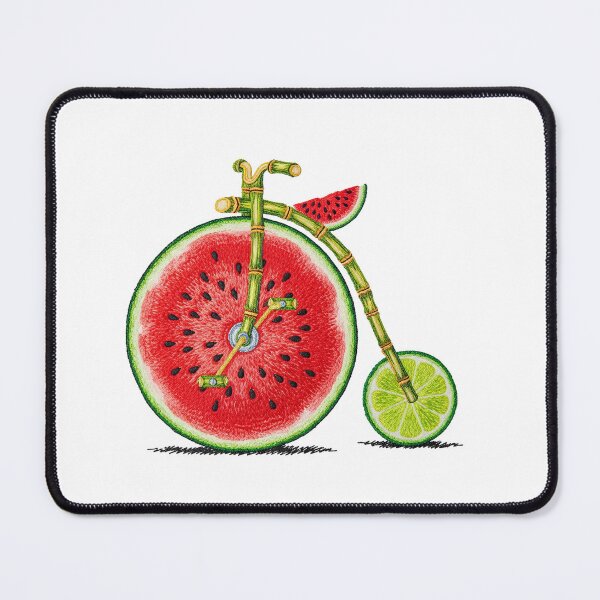 Item preview, Creative Watermelon Slice Bicycle Fruit Art  designed and sold by TeeARTHY.