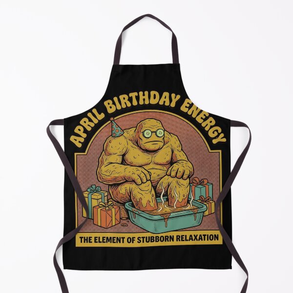 Item preview, Funny April Birthday Golem Taurus Zodiac Spa Day Retro Sarcasm Cryptid Tee designed and sold by Mythic Ink Studio.