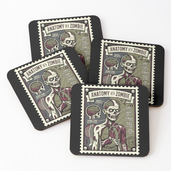 Item preview, Anatomy of a Zombie designed and sold by linanerdyshop.