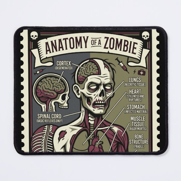 Item preview, Anatomy of a Zombie designed and sold by nerdygamespot.