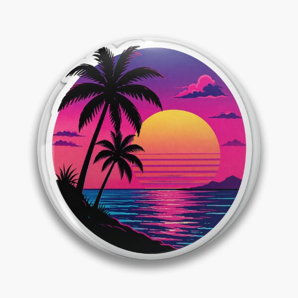 Item preview, Retro Sunset Synthwave designed and sold by AmbiM.