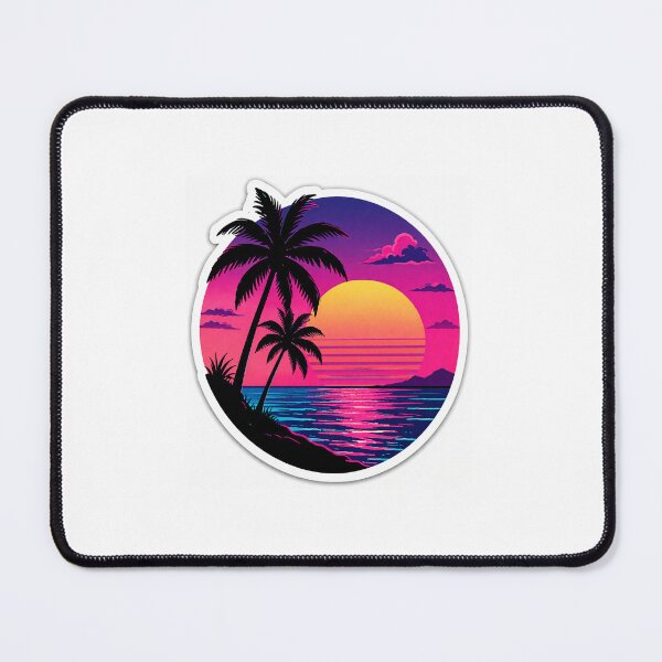 Item preview, Retro Sunset Synthwave designed and sold by AmbiM.