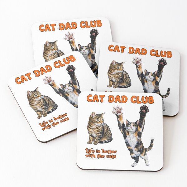 Artikelvorschau, Katzenpapa-Club – Das Leben ist besser mit Katzen entworfen und verkauft von TeeARTHY.