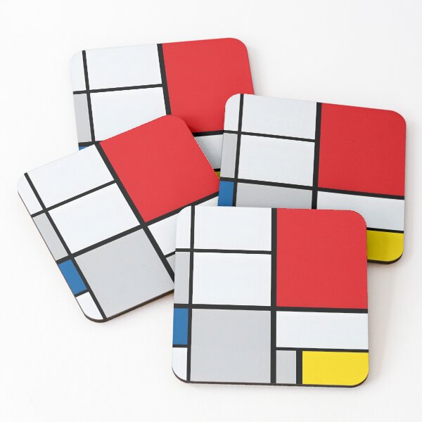 Item preview, Piet Mondrian: Composition with Red, Blue and Yellow (1930) - Abstract Modernist Art designed and sold by GreatPeopleMind.