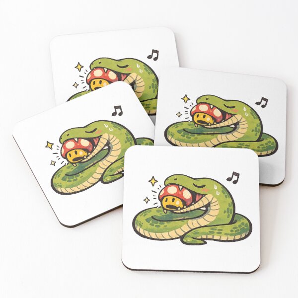 Item preview, Hungry Snake – Mushroom Power-Up designed and sold by NextNoob485.