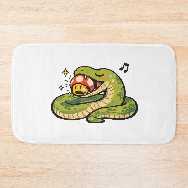 Item preview, Hungry Snake – Mushroom Power-Up designed and sold by NextNoob485.