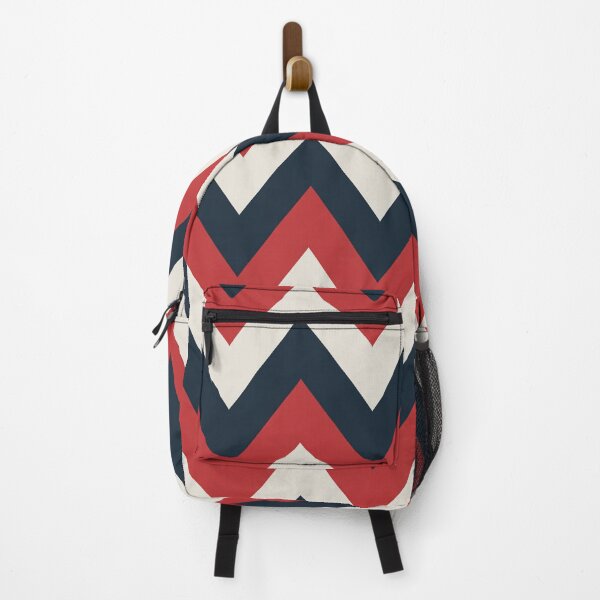 Item preview, Patriotic Chevron Stripe Pattern Seamless Red White Blue Zigzag Design designed and sold by OldGloryForge.