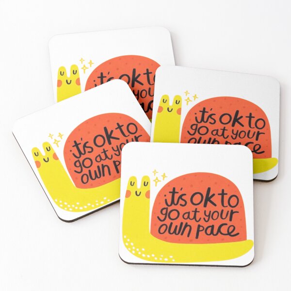 Item preview, it's ok to go at your own pace snail designed and sold by indie cottage.