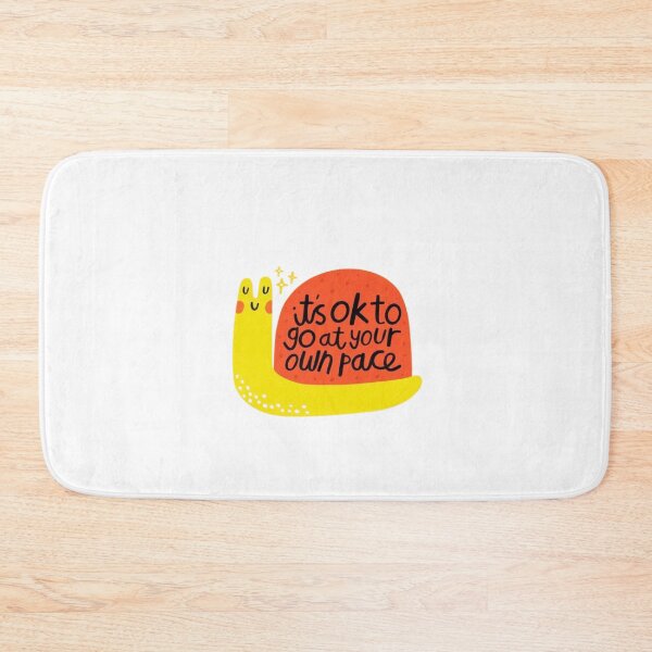 Item preview, it's ok to go at your own pace snail designed and sold by indie cottage.