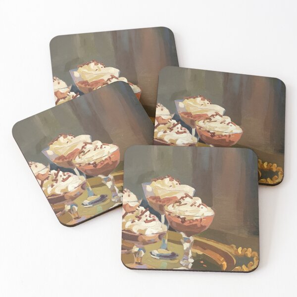 Item preview, Chocolate Mousse Dessert Art | French Patisserie Kitchen Wall Decor designed and sold by CARRAANN.