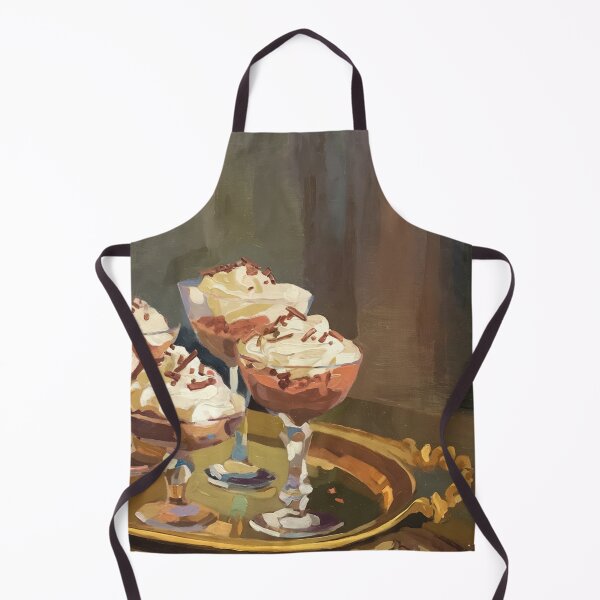 Aperçu de l'œuvre Décoration murale pour la cuisine : Mousse au chocolat | Pâtisserie française créée et vendue par CARRAANN.