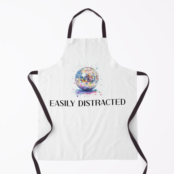 Item preview, Easily Distracted Funny Relatable Humor Design designed and sold by Patina & Pixel.
