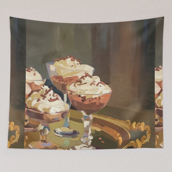 Item preview, Chocolate Mousse Dessert Art | French Patisserie Kitchen Wall Decor designed and sold by CARRAANN.