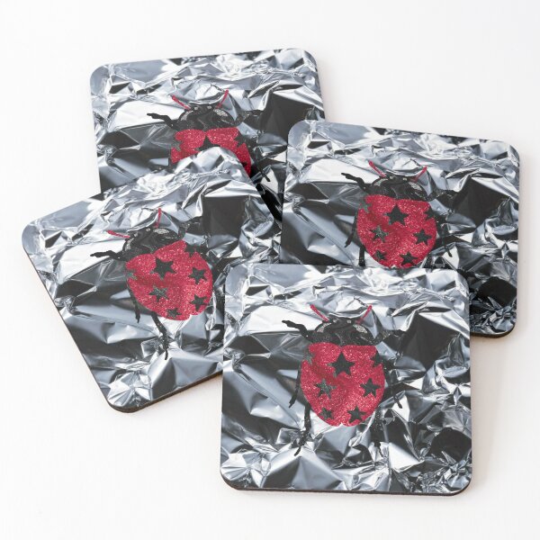 Item preview, Funky glitter disco ladybug collage designed and sold by FunkyBugz.