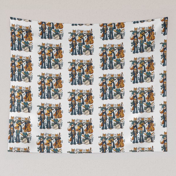 Item preview, Fox Folk Band Animal Musicians Forest  designed and sold by TeeARTHY.