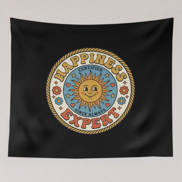 Item preview, Happiness Expert Lover Happy Life Good Vibes designed and sold by NewRedLady.