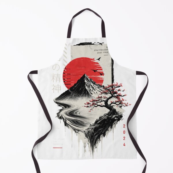 Item preview, Crimson Sun Mountain Peak - Aesthetic Zen Nature Art designed and sold by RickyStick.