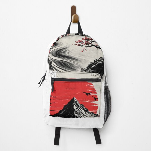 Item preview, Crimson Sun Mountain Peak - Aesthetic Zen Nature Art designed and sold by RickyStick.