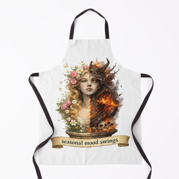 Item preview, Split Floral and Infernal Woman Portrait designed and sold by jgvisualarts.
