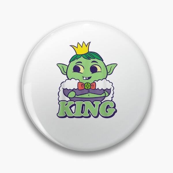 Item preview, Cute Goblin King - Kawaii Fantasy Monster designed and sold by Creative Spark.