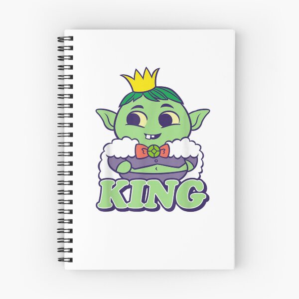 Item preview, Cute Goblin King - Kawaii Fantasy Monster designed and sold by Creative Spark.
