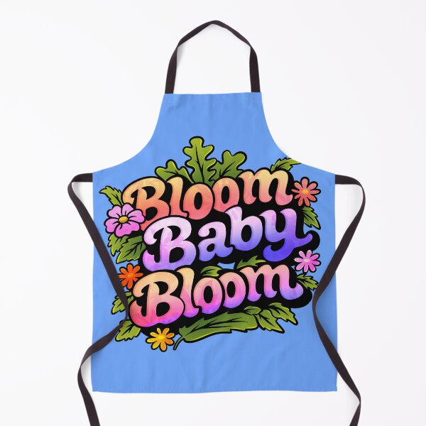 Item preview, Bloom Baby Bloom - Vibrant Floral Lettering designed and sold by tviyluv.