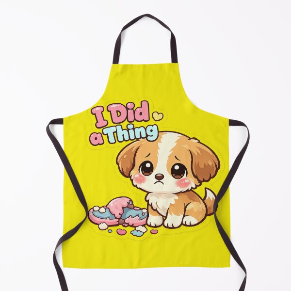 Item preview, Cute Sad Puppy “I Did a Thing” Funny Kawaii Dog Sticker designed and sold by irfanshikh.