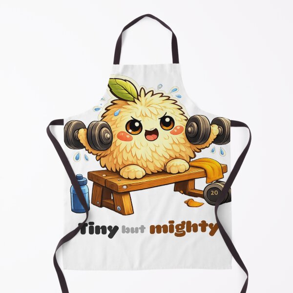Item preview, Tiny but Mighty Cute Gym Sticker designed and sold by TheCrookedFern.