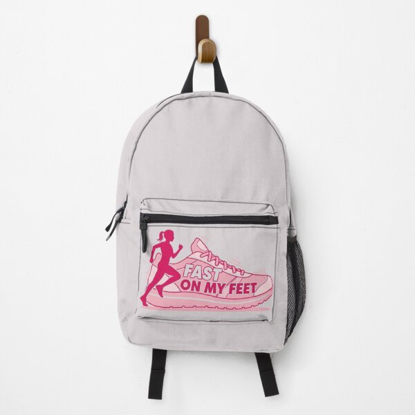 Item preview, Fast On My Feet – Women's Running Motivation Graphic | Sneaker Runner Girl Design designed and sold by nancysdaughter.