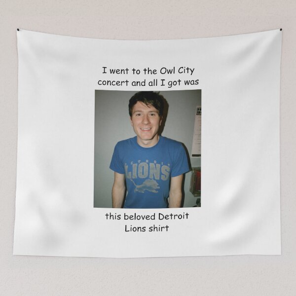 Item preview, Lousy detroit lions t shirt owl city designed and sold by rainystarlight.