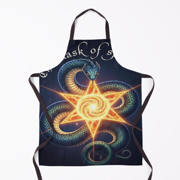 Item preview, The Mask of Spirits – Serpent and Star Illustration designed and sold by Cristhian Almanza.