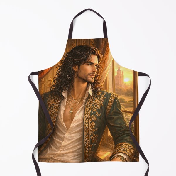 Item preview, Golden Hour Prince – Romantic Renaissance Noble Portrait designed and sold by Atelier Éternelle.