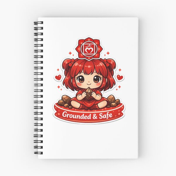 Item preview, Grounded & Safe Root Chakra Chibi Girl designed and sold by Pulp-Peel.