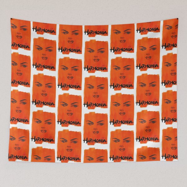Item preview, Side Eye – Orange Minimalist Face with Attitude designed and sold by RennerRangel.