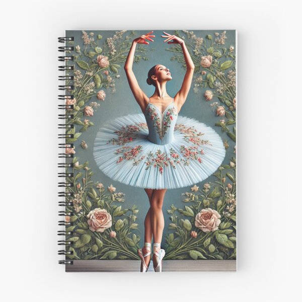 Item preview, ballerine portant une robe bleu clair 05 designed and sold by RayanneArt.
