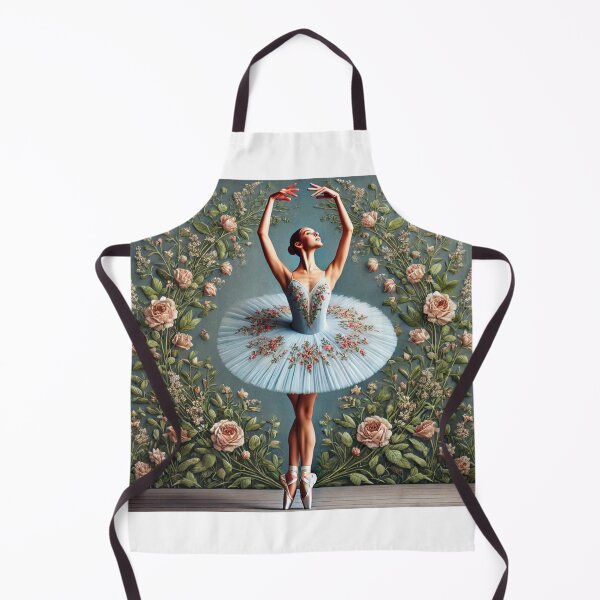 Item preview, ballerine portant une robe bleu clair 05 designed and sold by RayanneArt.