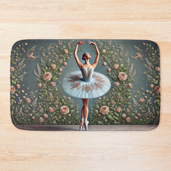 Item preview, ballerine portant une robe bleu clair 05 designed and sold by RayanneArt.