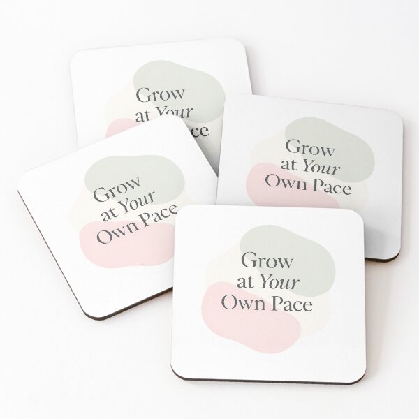 Item preview, Grow At Your Own Pace Positive Affirmation Sticker designed and sold by irfanshikh.