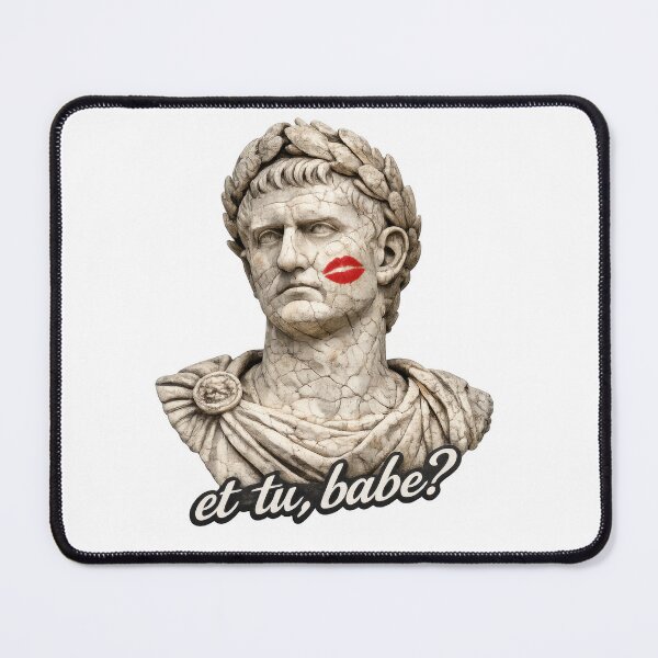 Item preview, Classical Roman Bust with Kiss Mark designed and sold by jgvisualarts.