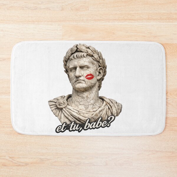 Item preview, Classical Roman Bust with Kiss Mark designed and sold by jgvisualarts.