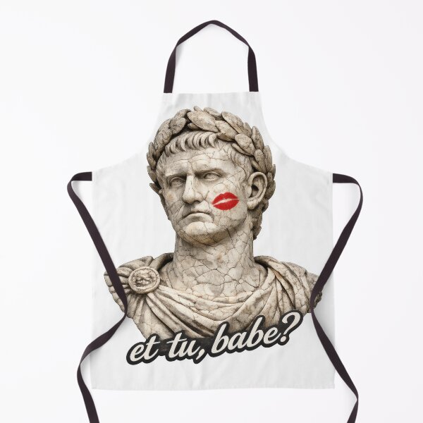 Item preview, Classical Roman Bust with Kiss Mark designed and sold by jgvisualarts.