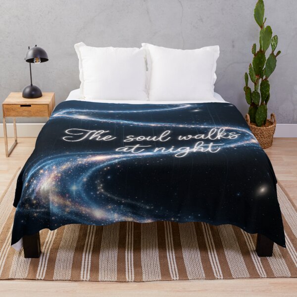 Item preview, The Soul Walks at Night – Cosmic Path Illustration designed and sold by Cristhian Almanza.
